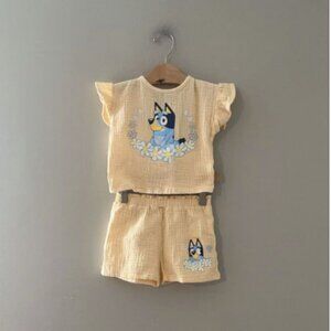 $14 ADD ON Bluey matching set 3Y Zara Baby Gap Old‎ Navy Hanna Andersson